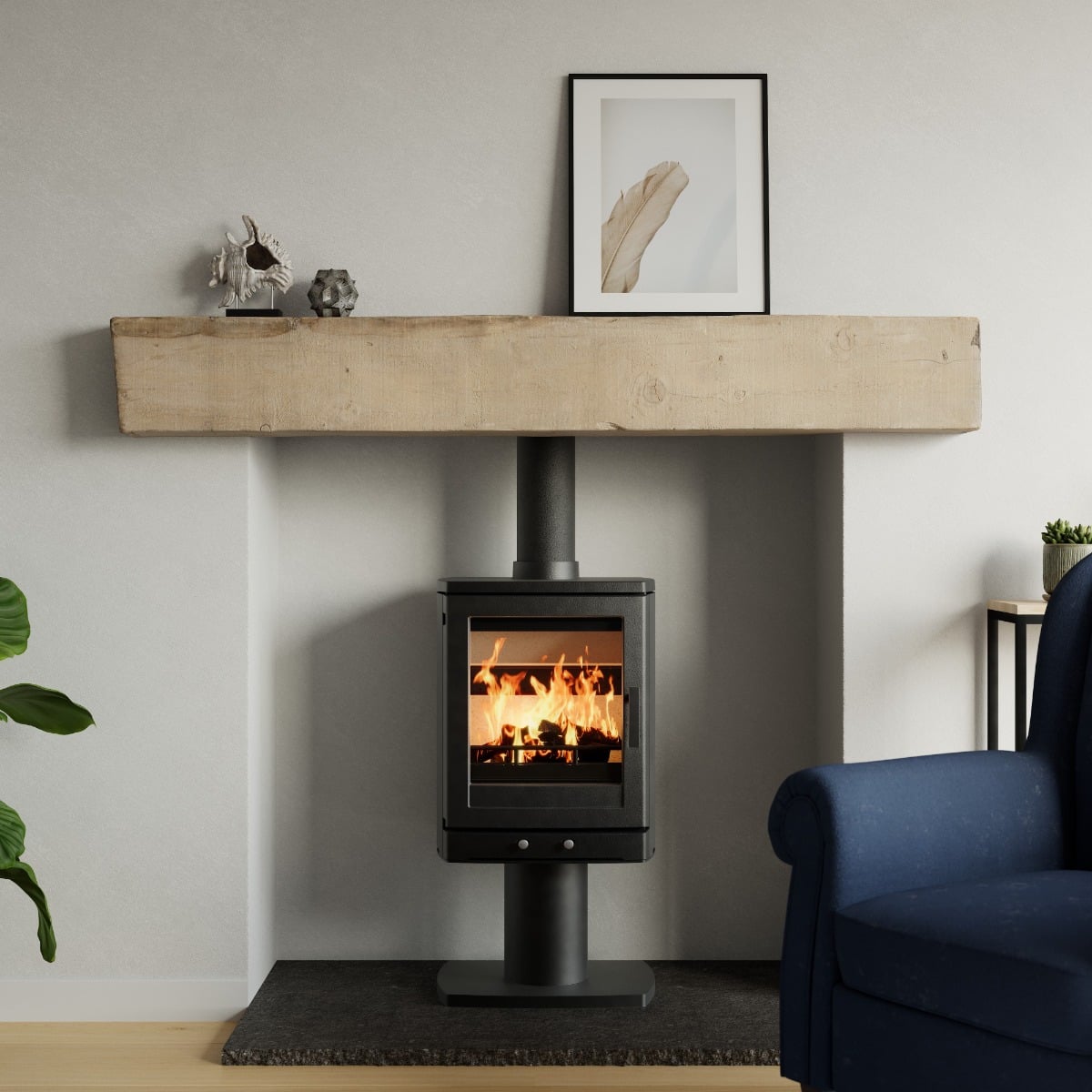ACR Woodpecker WP5Q-P Wood Burning / Multifuel Ecodesign Stove stove by ACR ACR Woodpecker WP5Q-P Wood Burning / Multifuel Ecodesign Stove stove by ACR