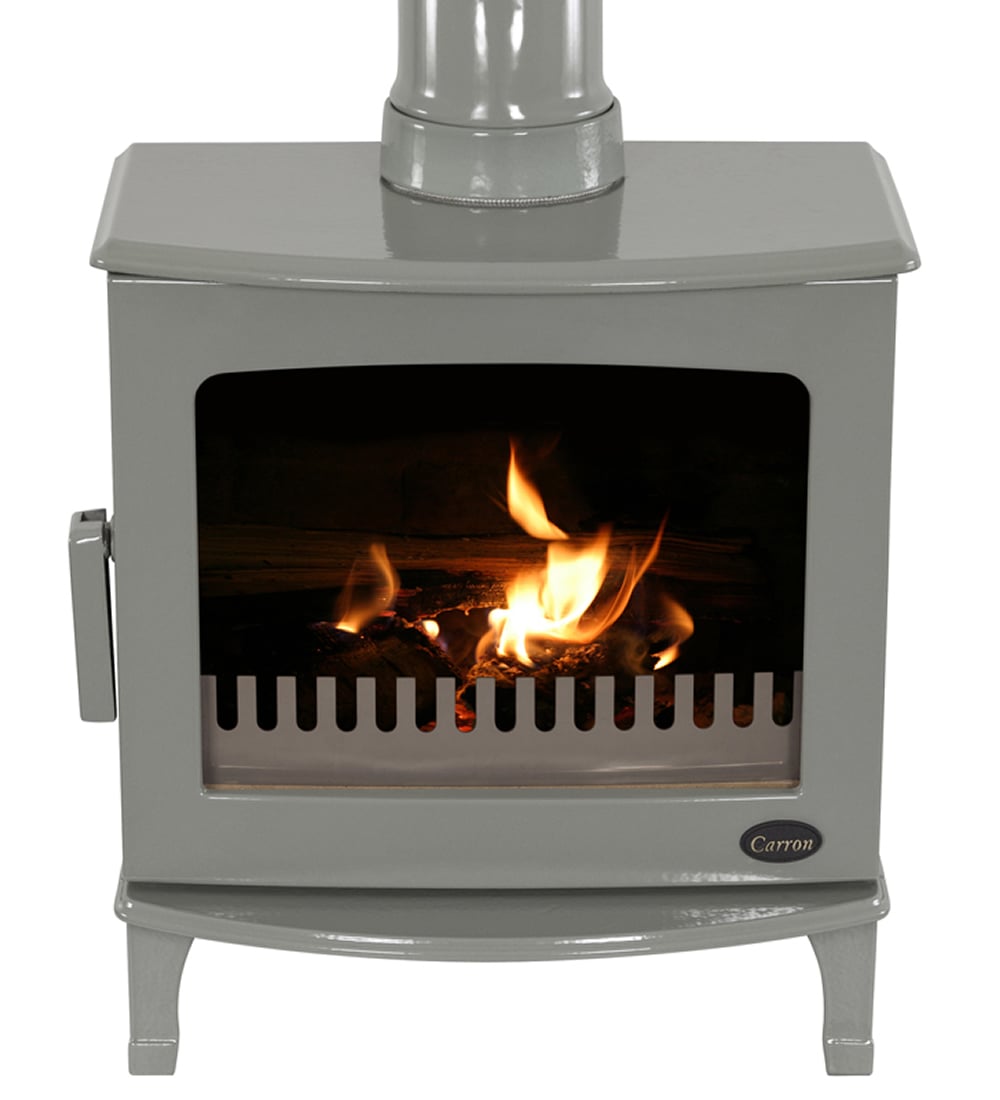 Carron 5Kw Sage Green Enamel Wood Burning Ecodesign Stove stove by Carron Carron 5Kw Sage Green Enamel Wood Burning Ecodesign Stove stove by Carron