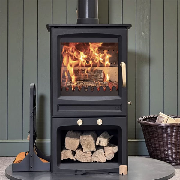 Elk Brass With Stand stove by Ecosy+
