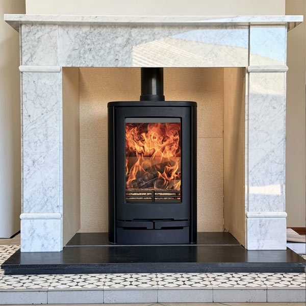 Vista 500 Low Oval stove by Ecosy+