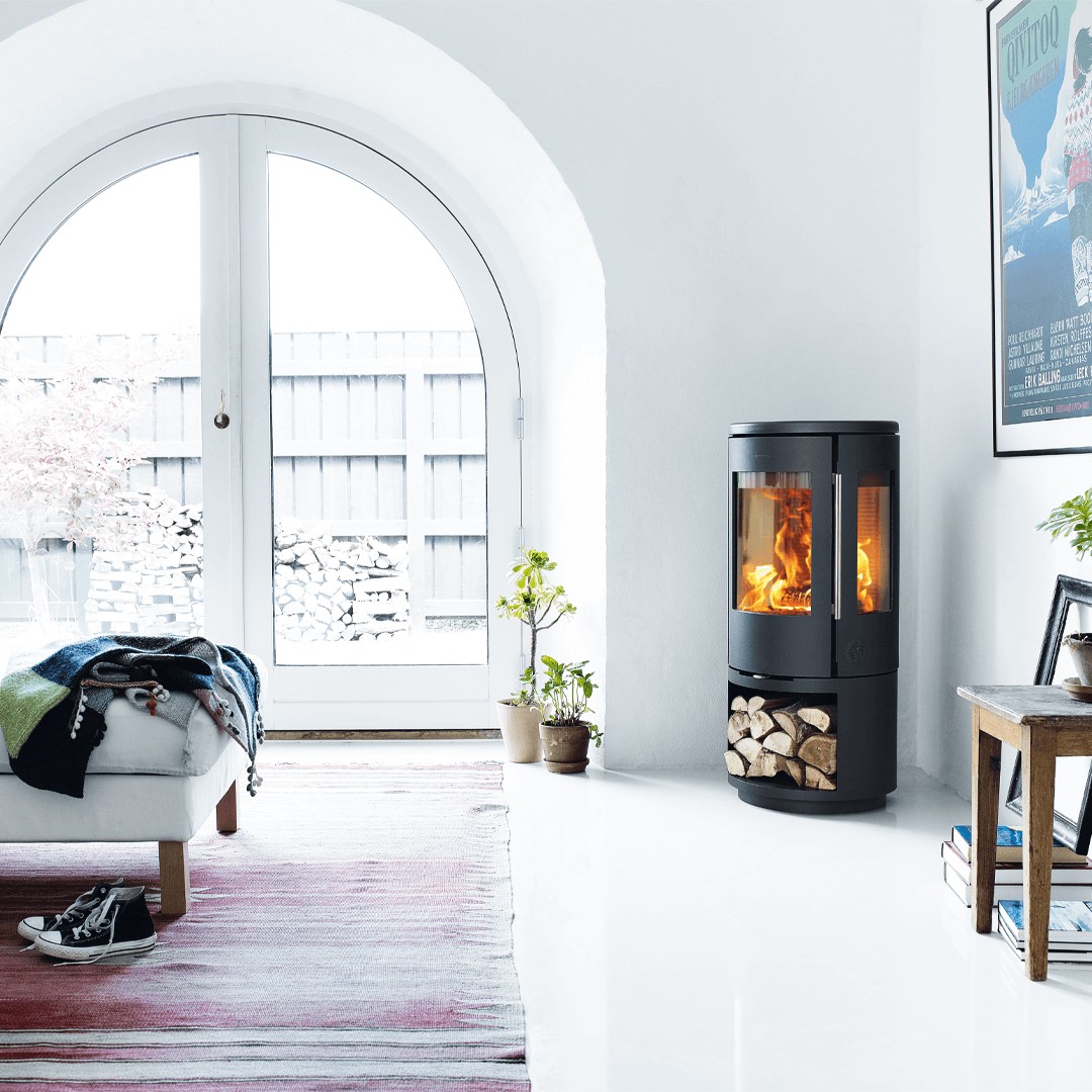 Morso 7443 Wood Burning Ecodesign Log Store Stove stove by Morso Morso 7443 Wood Burning Ecodesign Log Store Stove stove by Morso