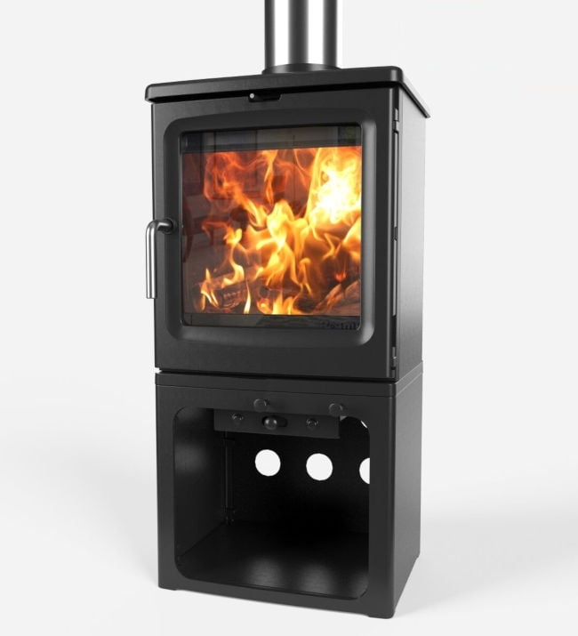 Saltfire Peanut 5 Tall Wood Burning Ecodesign Stove stove by Peanut Stoves Saltfire Peanut 5 Tall Wood Burning Ecodesign Stove stove by Peanut Stoves