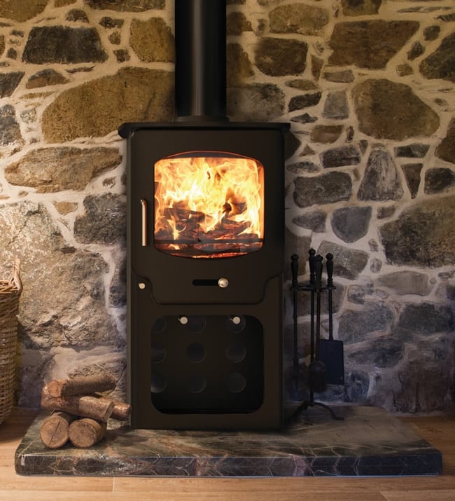 Saltfire ST-X4 Tall Wood Burning / Multifuel Ecodesign Stove stove by Saltfire Stoves Saltfire ST-X4 Tall Wood Burning / Multifuel Ecodesign Stove stove by Saltfire Stoves