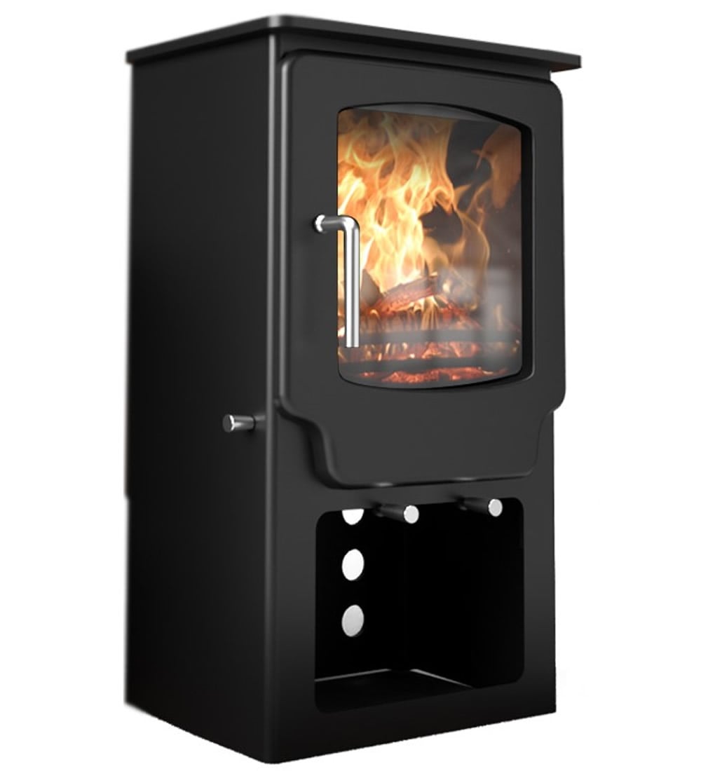 Saltfire Scout Tall Wood Burning / Multifuel Ecodesign Stove stove by Saltfire Stoves Saltfire Scout Tall Wood Burning / Multifuel Ecodesign Stove stove by Saltfire Stoves