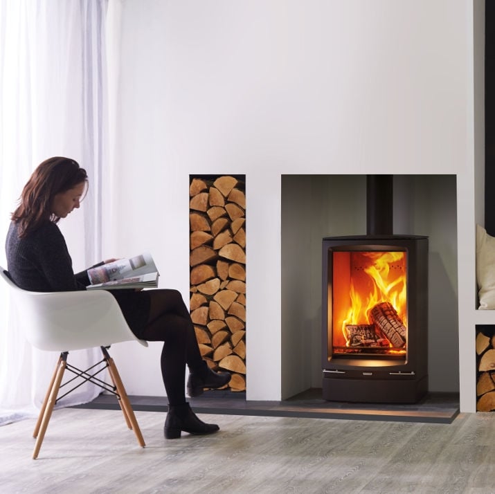 Stovax Vogue Midi T Wood Burning / Multifuel Ecodesign Stove stove by Stovax Stovax Vogue Midi T Wood Burning / Multifuel Ecodesign Stove stove by Stovax